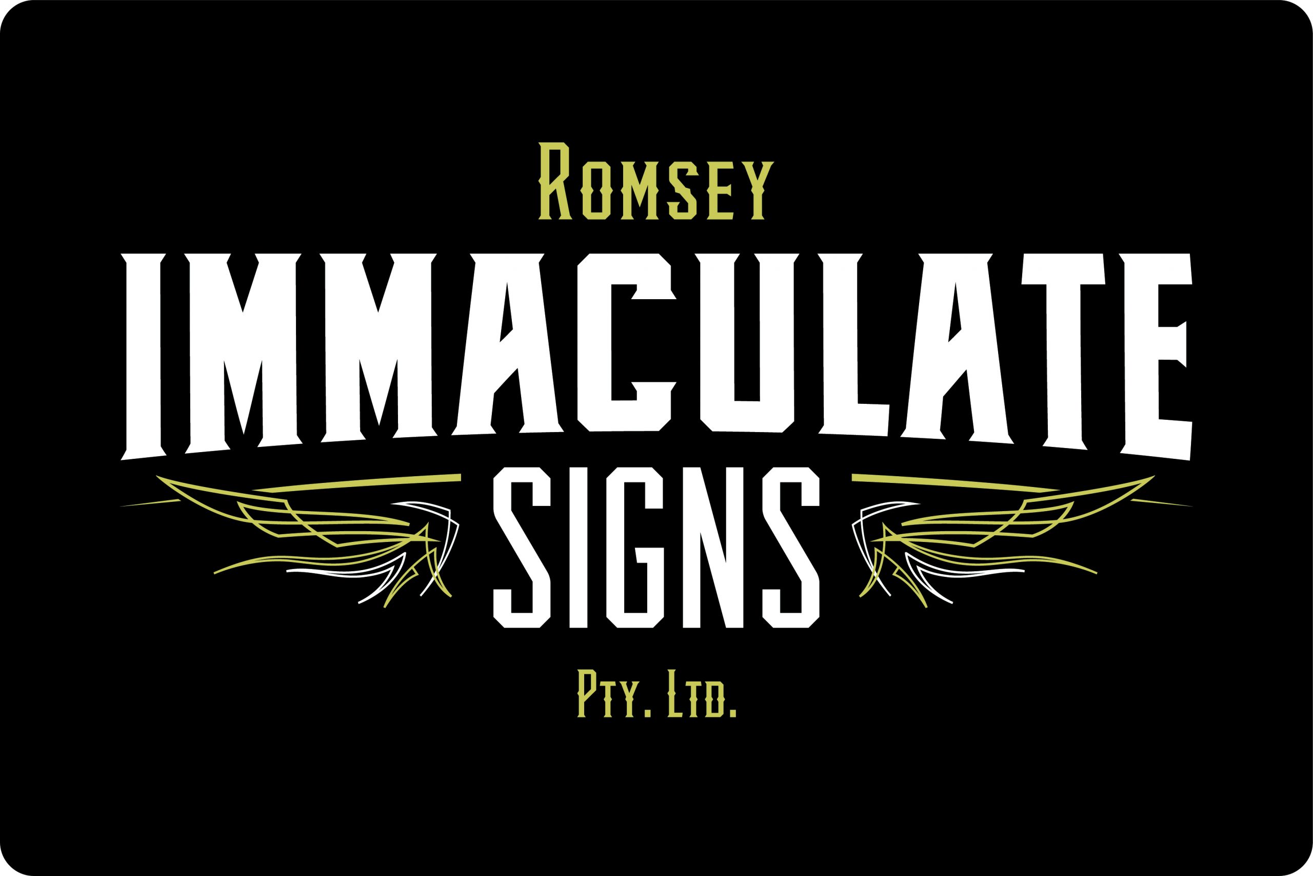 Immaculate signs